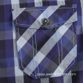 Sweat-absorbing Soft Touch Mens Plaid Shirts